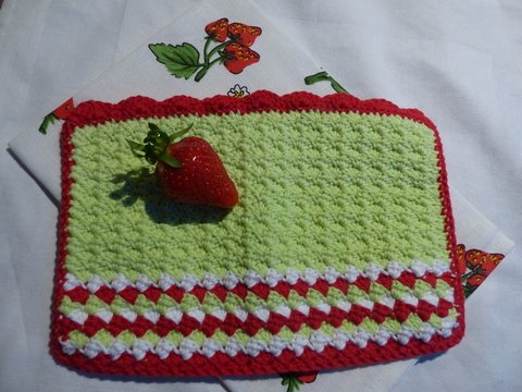 Häkelanleitung Spültuch / Topflappen / Waschlappen