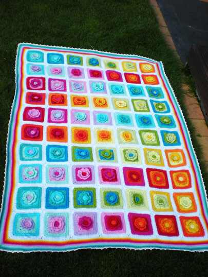 Granny Decke Häkelanleitung