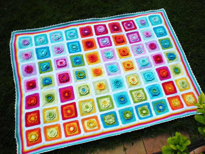 Granny Decke Häkelanleitung