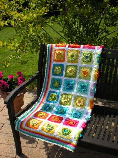 Granny Decke Häkelanleitung