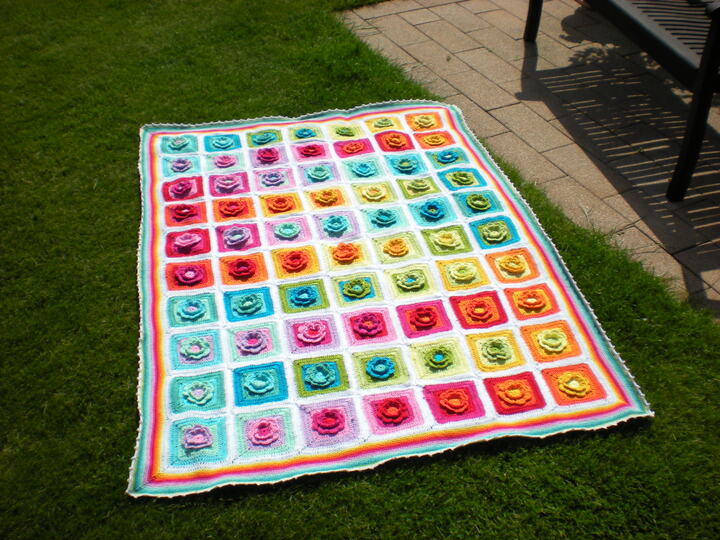 Granny Decke Häkelanleitung