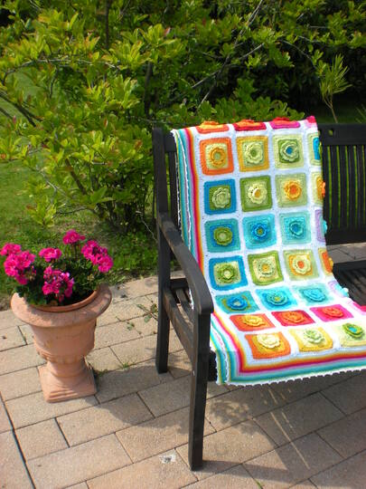 Granny Decke Häkelanleitung