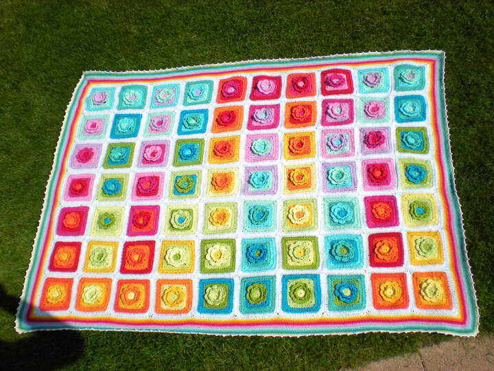 Granny Decke Häkelanleitung