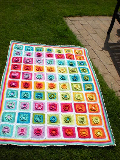 Granny Decke Häkelanleitung