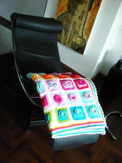 Granny Decke Häkelanleitung