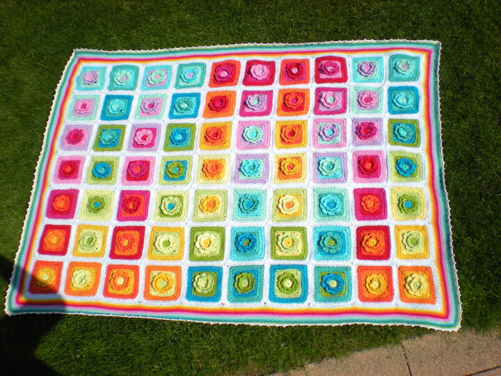 Granny Decke Häkelanleitung