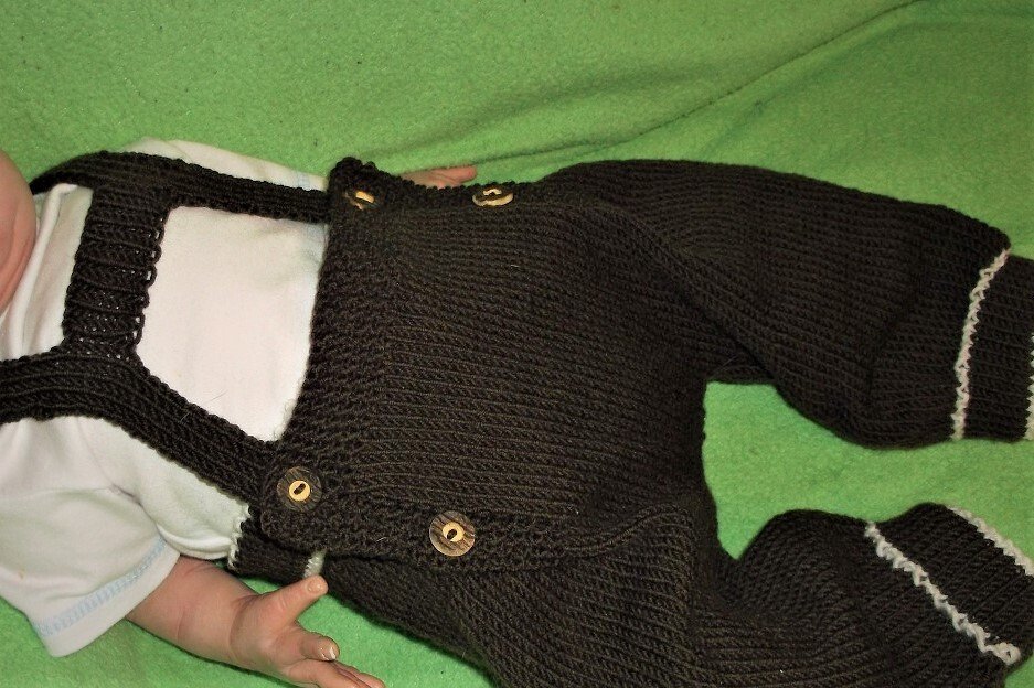 Strickanleitung Trachtenhose fürs Baby Gr. 56-74 - Bild 2