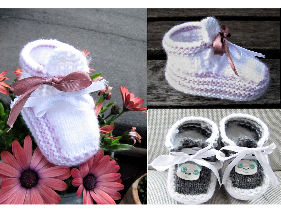 Strickanleitung _ Babyschuhe Storchi