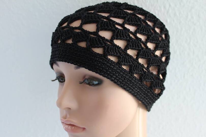 "Marlene" gehäkelte Sommermütze mit Blume PDF-Anleitung