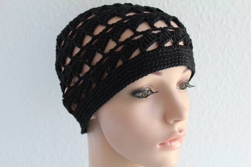 "Marlene" gehäkelte Sommermütze mit Blume PDF-Anleitung