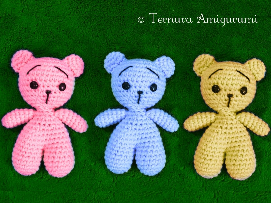 crochet pattern of little bear pdf ternura amigurumi english- deutsch- dutch - Image 3