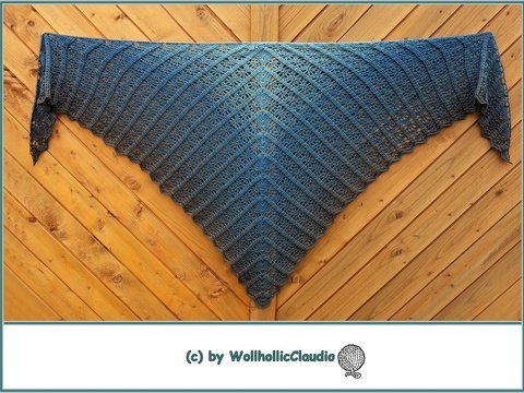 Häkelanleitung Dreieckstuch "Open end"