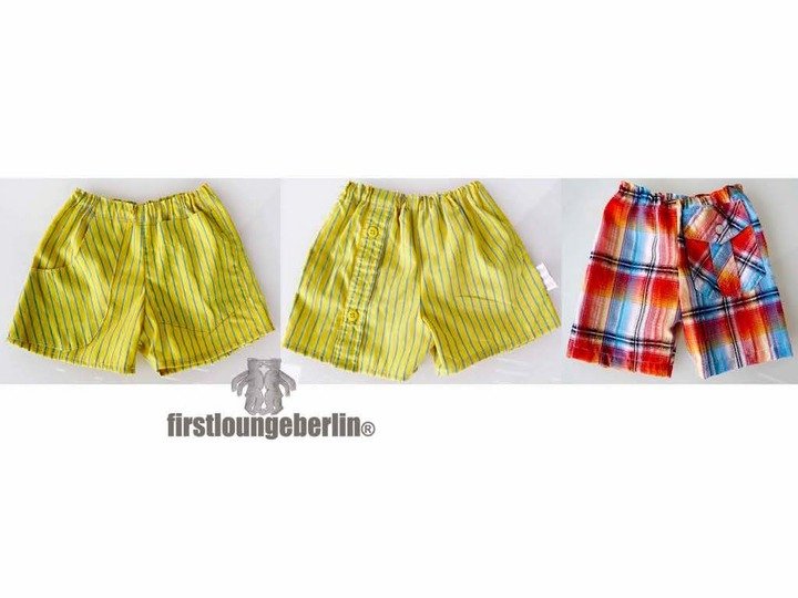 SHORTY Shorts Unisex Kinderhose Sommerhose Hose in 9 Größen 50/56 bis 146/152 Nähen & Schnittmuster - firstloungeberlin