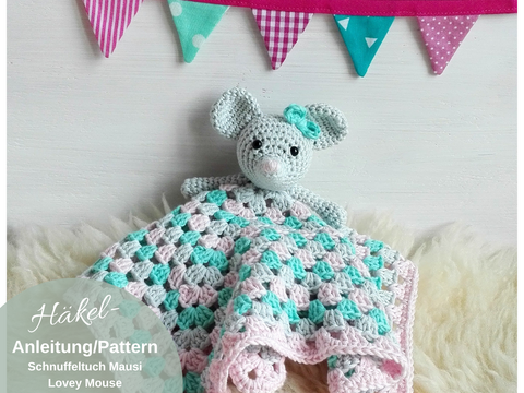 Crochet pattern lovey mouse