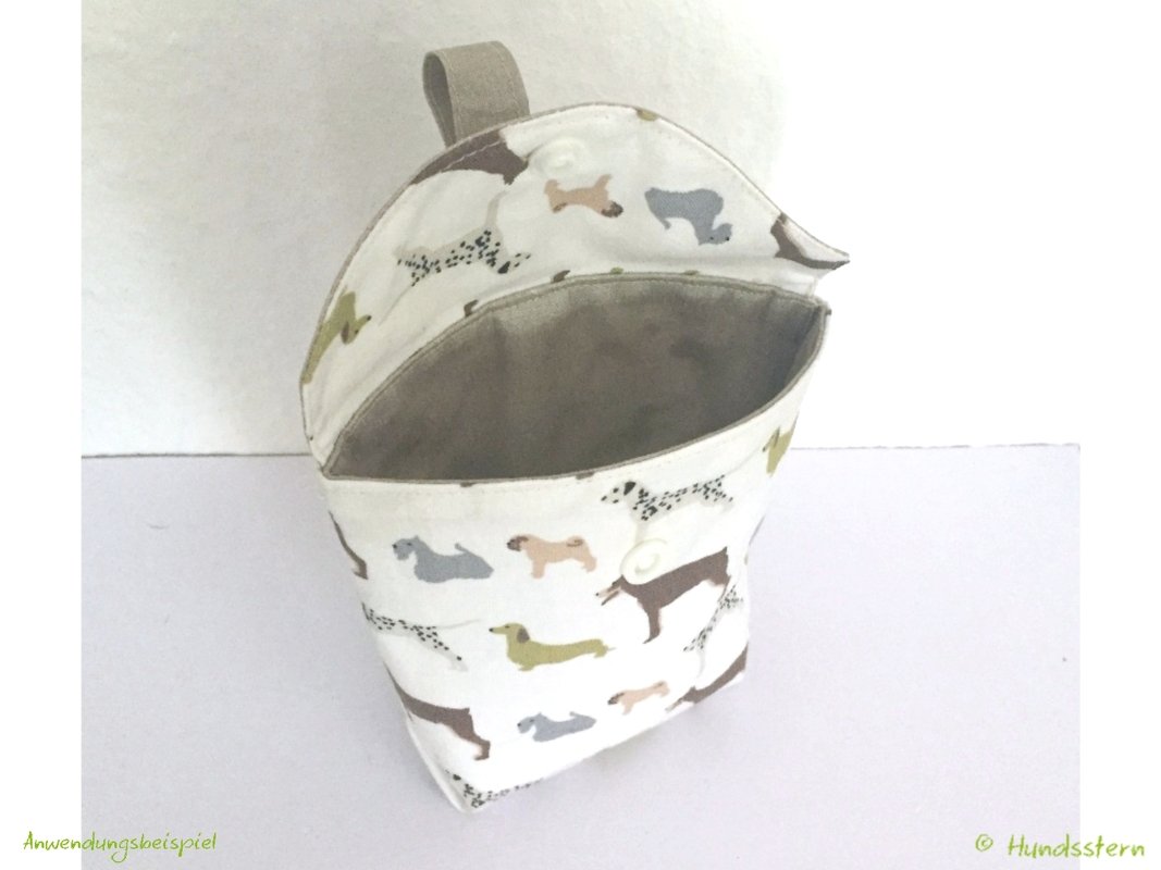 Add-on Verschlussklappe für XAVER Leckerlitasche, 2 Gr., Nähanl.+Schnitt - Bild 4