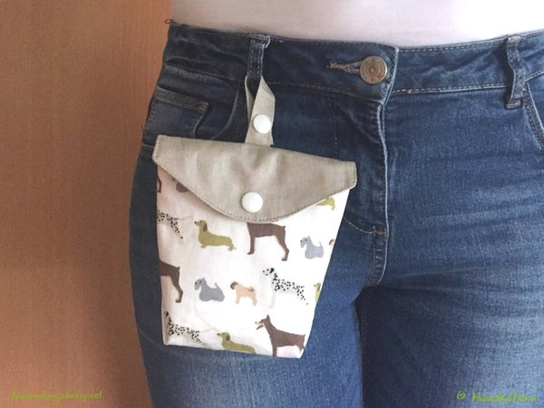 Pattern Add-on Flap Closure for Xaver Treat Bag