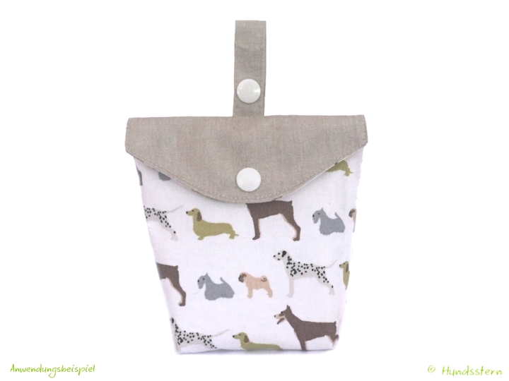 Pattern Add-on Flap Closure for XAVER Treat Bag, in 2 sizes