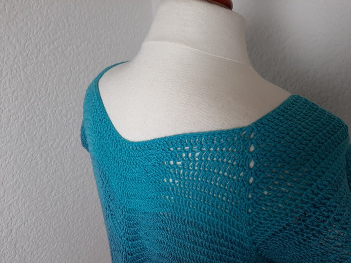 Häkelanleitung RVO Shirt "Wellenreiter"alle Größen, Wellenausschnitt!