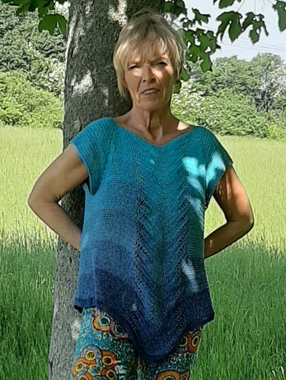 Häkelanleitung RVO Shirt "Wellenreiter"alle Größen, Wellenausschnitt!