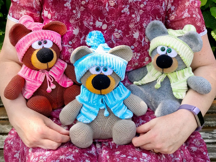 Wollybear - Crochet Pattern from Diana´s kleiner Häkelshop