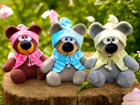 Wollybär - Häkelanleitung von Diana´s kleiner Häkelshop