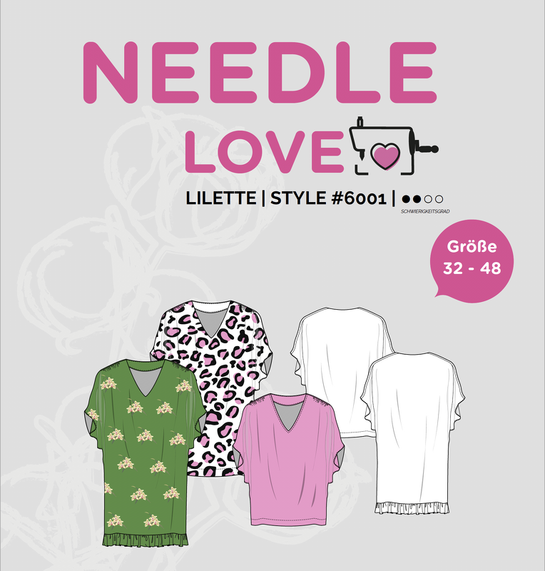 Lilette Schnittmuster und Nähanleitung Gr. 32-48
