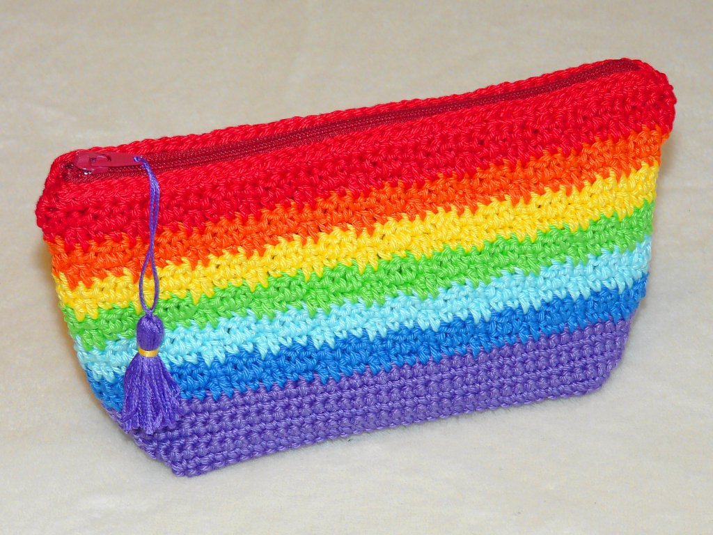 Häkelanleitung Mäppchen, Kosmetiktasche - Bild 2