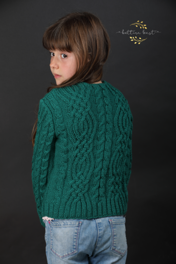 Raphael - Cable Cardigan for Girls