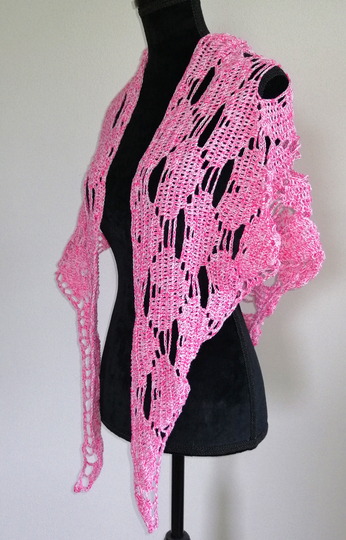 Crochet Pattern: Shawl "Heart to Heart" ♥