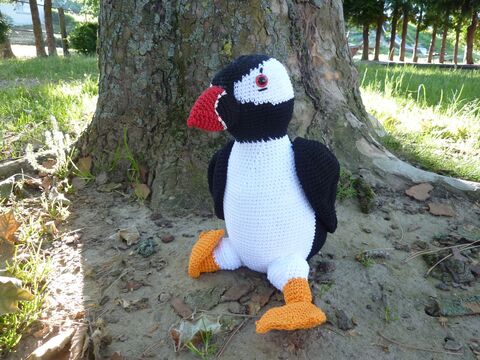 Häkelanleitung - Paco Papageientaucher