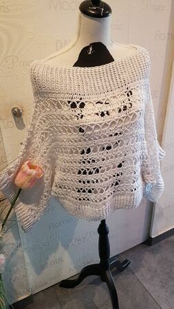 Anleitung Nuit Blanche  Poncho-Pulli