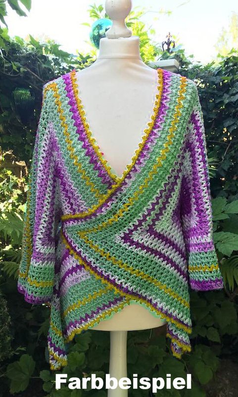 einfache Wickelbluse/ Tunika "Goldstück" - Bild 6