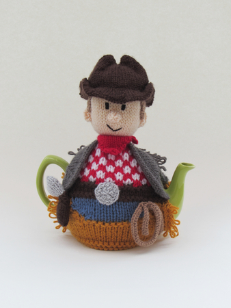 American Cowboy Tea Cosy Knitting Pattern
