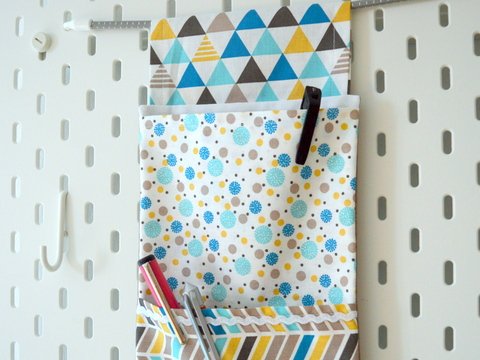 Nähanleitung Utensilo, Hängeutensilo zum Aufhängen mit Band oder Expanda