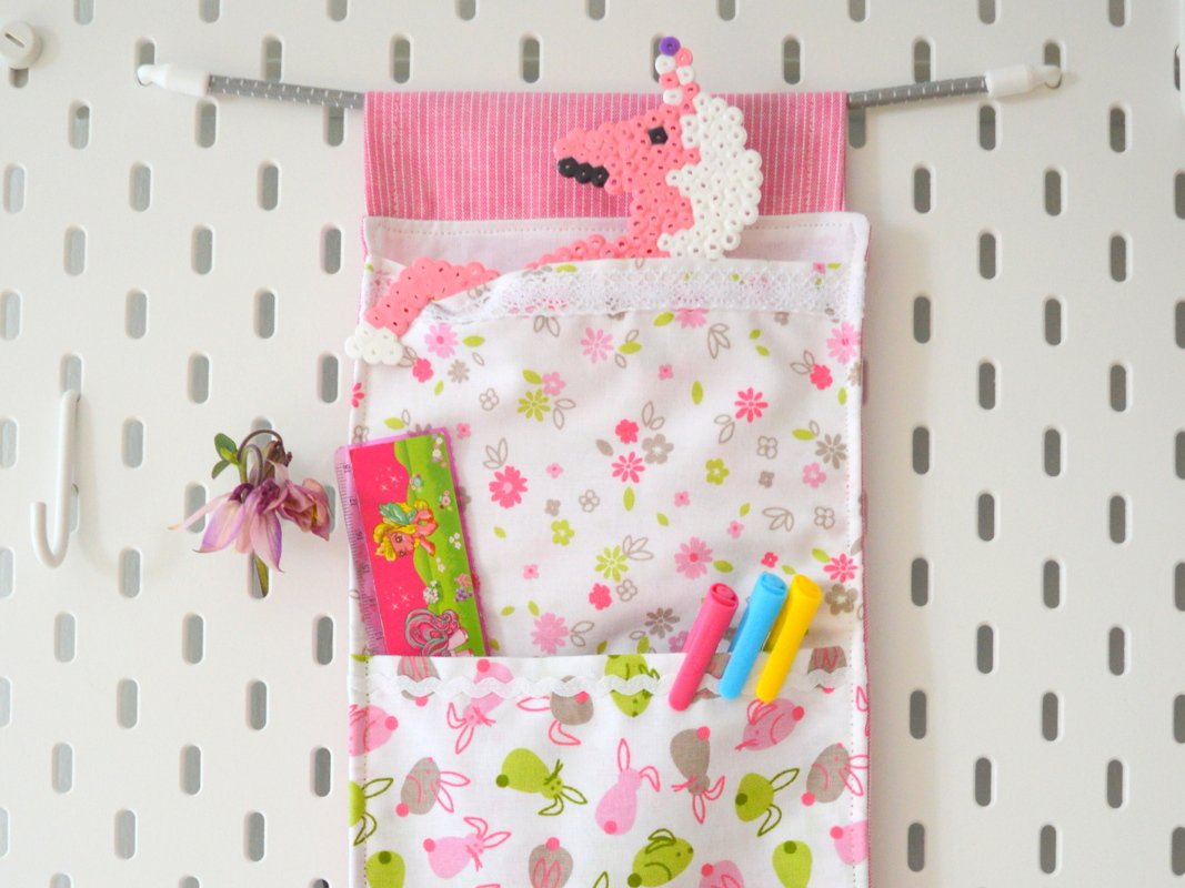 Nähanleitung Utensilo, Hängeutensilo zum Aufhängen mit Band oder Expanda