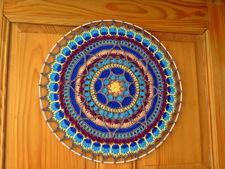Mandala "Blue Night Shadow"