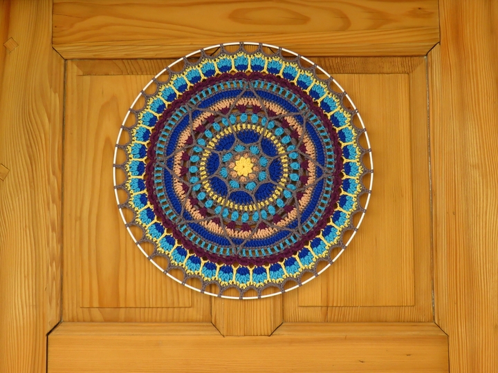 Mandala "Blue Night Shadow"