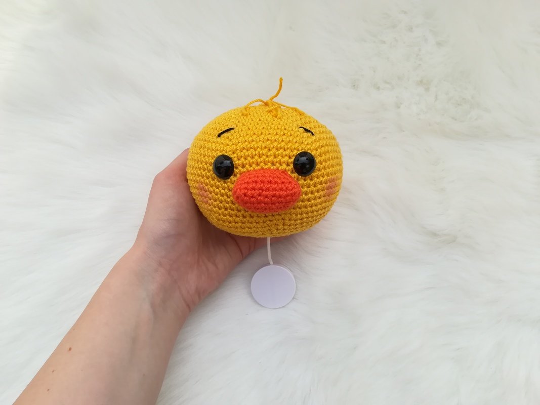 Crochet Pattern Chick Music Box, crochet Babytoy - Image 4
