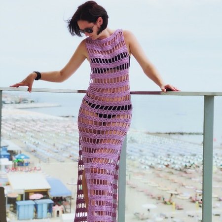 Crochet Pattern Sunny Days Beach Dress