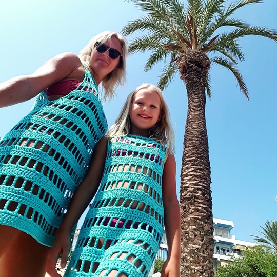 Crochet Pattern Sunny Days Beach Dress