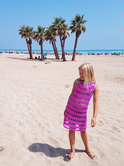 Crochet Pattern Sunny Days Beach Dress