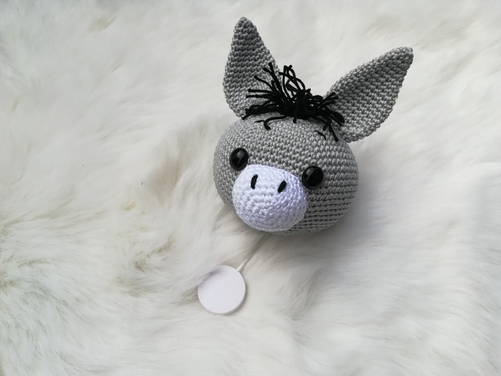 Crochet Pattern Donkey Rattle, Donkey Emil and Donkey Music Box