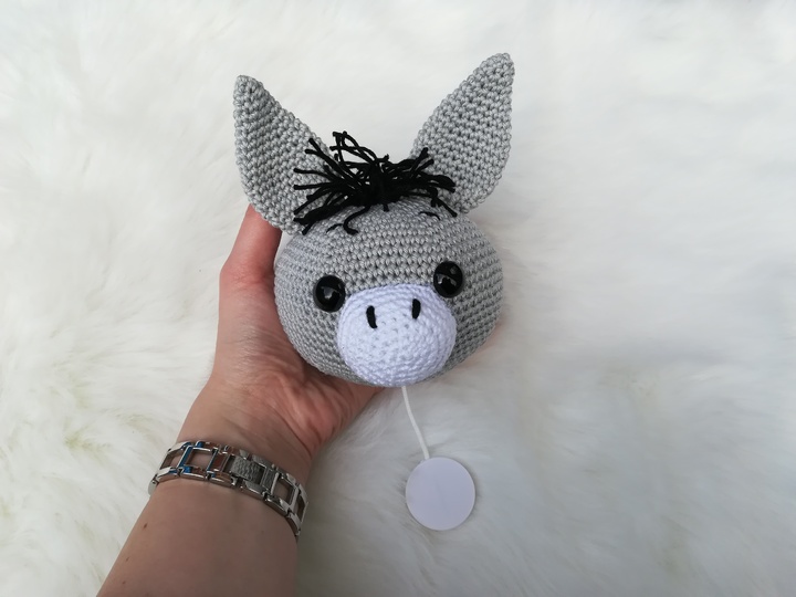 Crochet Pattern Donkey Music Box and Donkey Emil, crochet Donkey