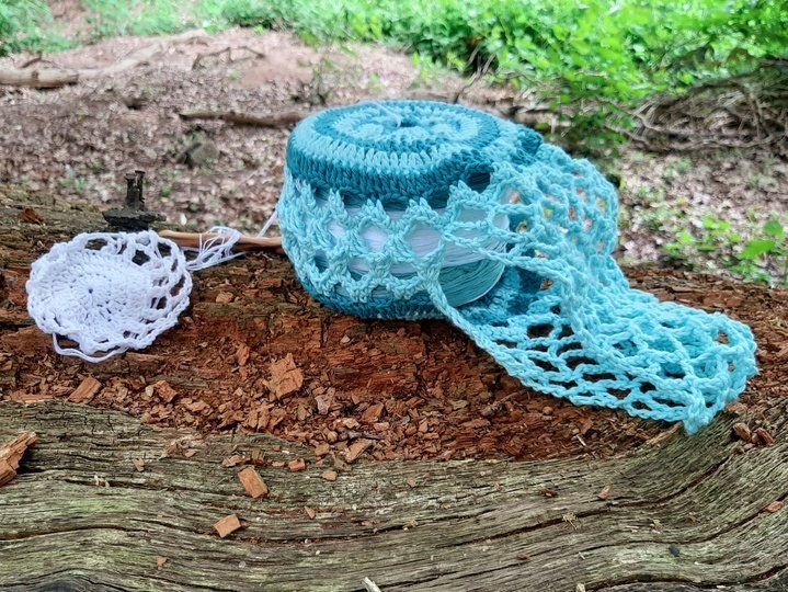 Häkelanleitung Bobbel-, Handarbeitstasche "Immer und Überall"