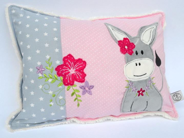 Stickdatei Esel Boho doodle 13x18cm