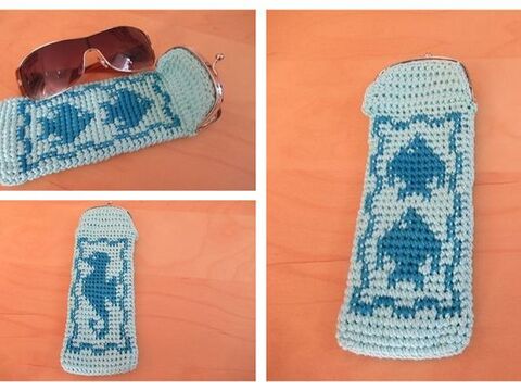 Häkelanleitung Brillenetui Beach Life