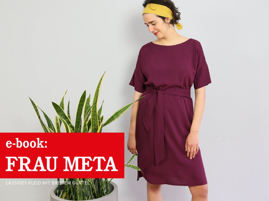 FRAU META • lässiges Kleid mit breitem Gürtel, e-book