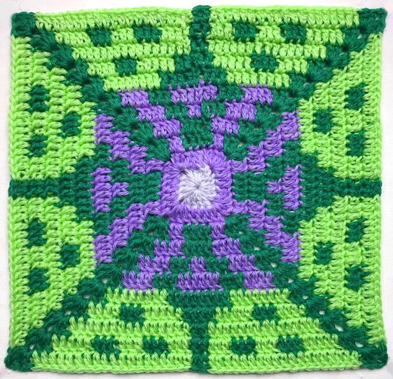 Fliesengranny 1: Mexikanische Blume