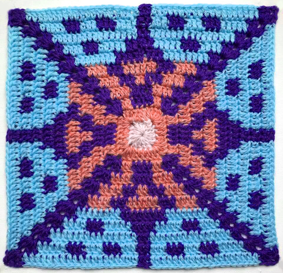 Fliesengranny 1: Mexikanische Blume