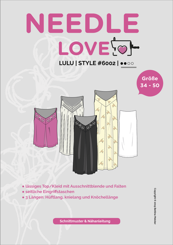 LULU Schnittmuster und Nähanleitung Gr. 34-50